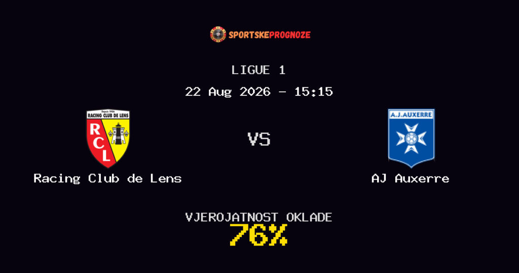 Racing Club de Lens vs AJ Auxerre Predviđanje Utakmice - Ligue 1 - Savjeti za Klađenje