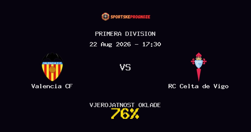 Valencia CF vs RC Celta de Vigo Predviđanje Utakmice - Primera Division - Savjeti za Klađenje