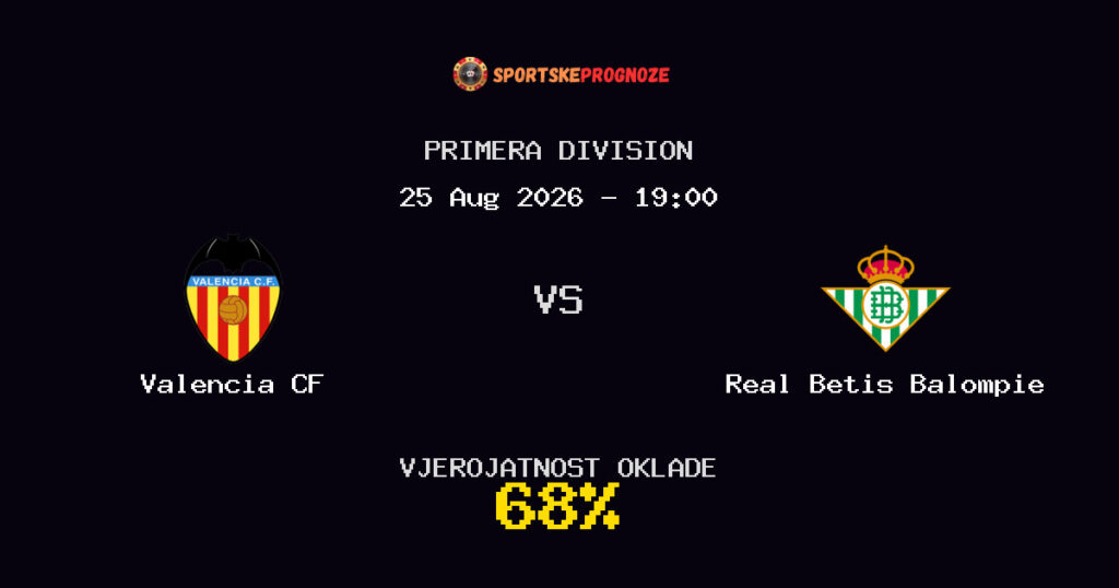 Valencia CF vs Real Betis Balompie Predviđanje Utakmice - Primera Division - Savjeti za Klađenje